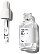 Парфумерія, косметика Гліколевий пілінг для обличчя - FaceD Pure Peel AHA Solution