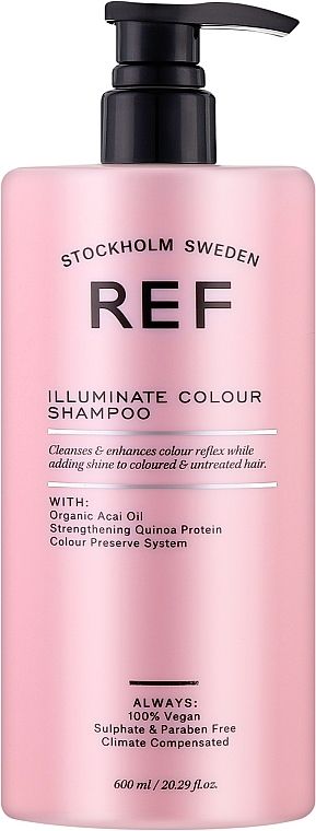 Шампунь для блеска окрашенных волос pH 5.5 - REF Illuminate Colour Shampoo
