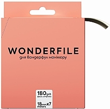 Парфумерія, косметика Файл-стрічка для пилки 160х18 мм, 180 грит, 7 метрів - Wonderfile