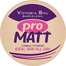 Парфумерія, косметика Компактна матуюча пудра - Victoria Shu Pro Matt Compact Powder