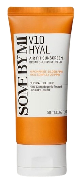 Сонцезахисний крем для обличчя - Some By Mi V10 Hyal Air Fit Sunscreen SPF 50 — фото N1