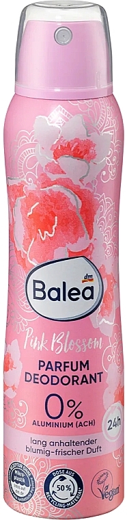 Парфюмированный дезодорант "Розовое Цветение" - Balea Parfum Deodorant Pink Blossom