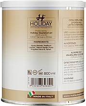 Віск для депіляції "Мигдальне молоко" - Holiday Depilatori Wax Latte Di Mandorla — фото N3