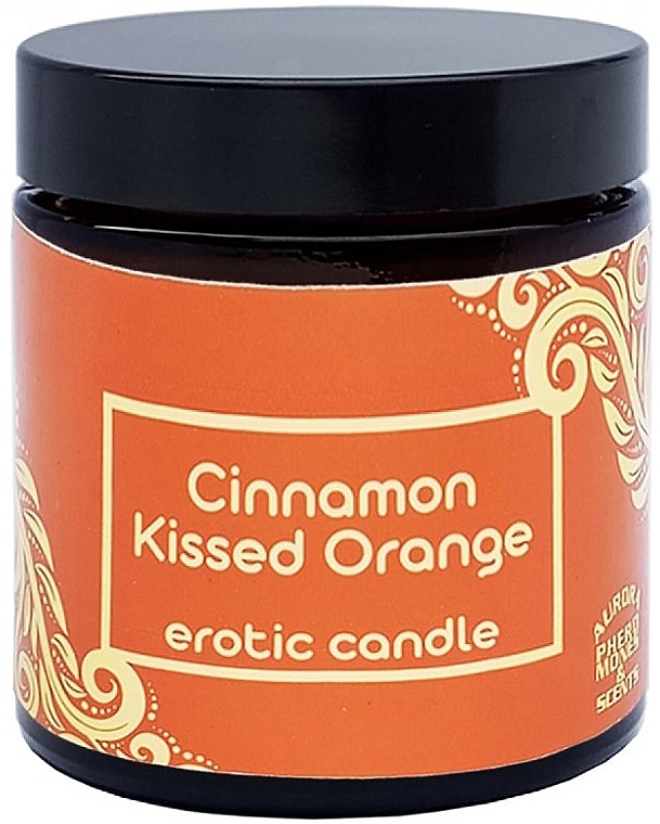Ароматическая свеча - Aurora Cinnamon Kissed Orange Erotic Candle — фото N1