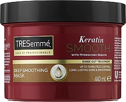 Маска для волосся "Розгладжувальна" - Tresemme Keratin Smooth Deep Smoothing Mask — фото N1
