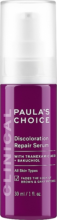 Сыворотка против пигментации с ниацинамидом и бакучиолом для лица - Paula's Choice Discoloration Repair Serum — фото N1