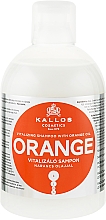 Укрепляющий шампунь для волос с маслом апельсина - Kallos Cosmetics KJMN Orange Vitalizing Shampoo With Orange Oil — фото N1