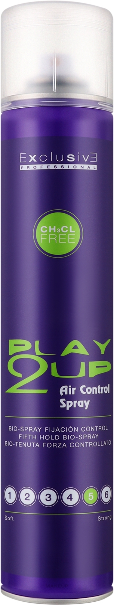 Спрей "Біо" для фіксації волосся - Exclusive Professional Play2Up Control Bio Spray — фото 500ml