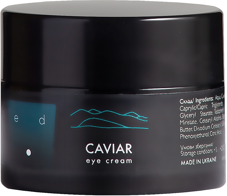 Крем під очі з екстрактом ікри - Ed Cosmetics Caviar Eye Cream — фото N1