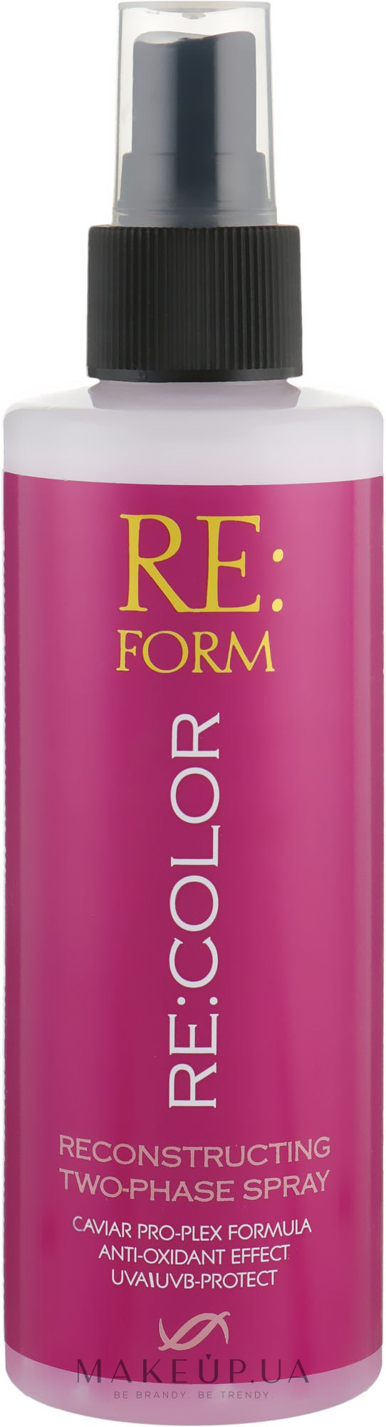 Двофазний спрей для відновлення фарбованого волосся "Збереження кольору" - Re:form Re:color Reconstructing Two-Phase Spray — фото 200ml