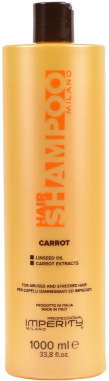 Шампунь для ослабленого волосся - Imperity Milano Carrot Hair Shampoo