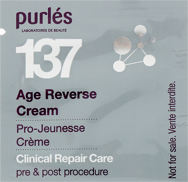 Омолоджуючий крем для обличчя - Purles Clinical Repair Care 137 Age Reverse Cream (пробник)