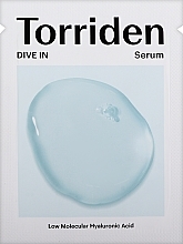 Парфумерія, косметика Сироватка з гіалуроновою кислотою - Torriden Dive-In Serum Low Molecule Hyaluronic Acid (пробник)
