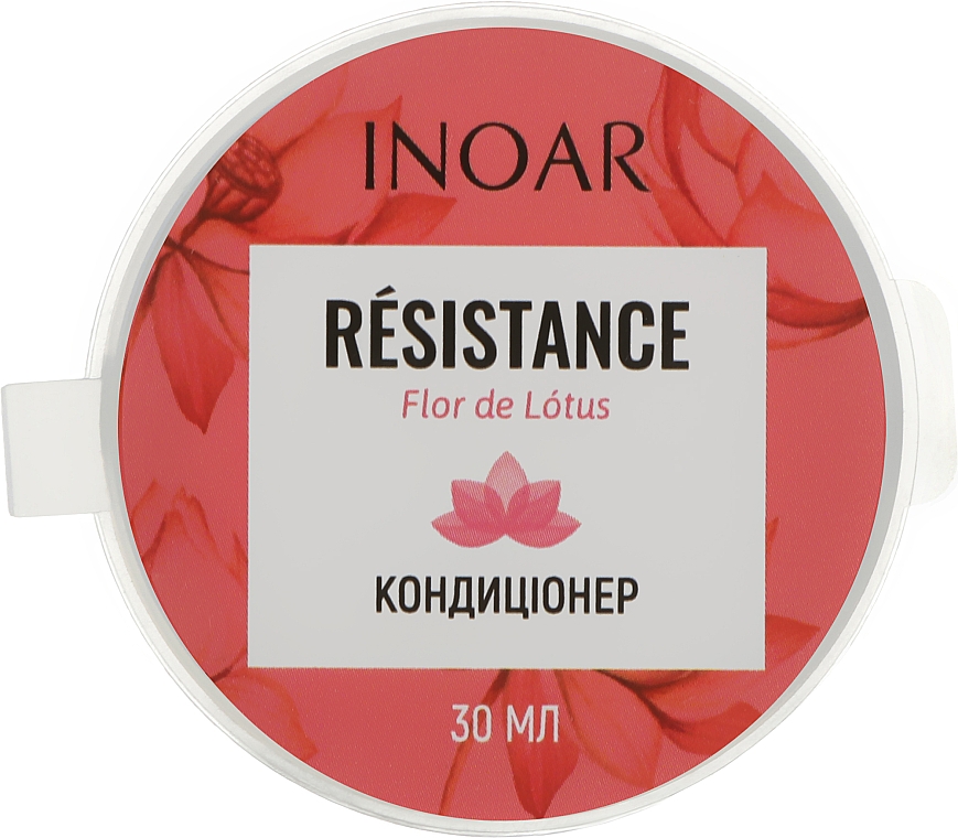 Безсульфатный кондиционер от выпадения волос "Лотос" - Inoar Resistance Lotus Flower Conditioner