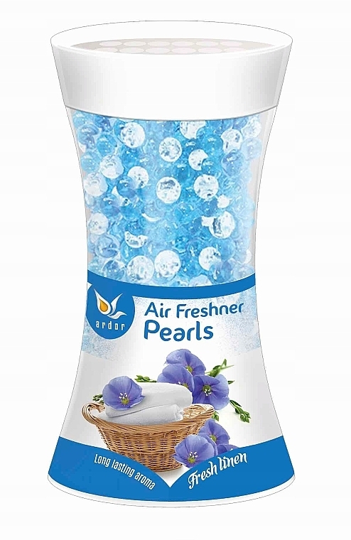 Гелевый освежитель воздуха "Свежее белье" - Ardor Air Freshener Pearls Fresh Linen — фото N1