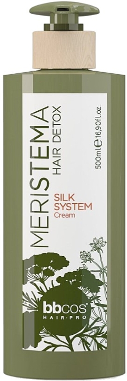 Шовковий крем для волосся на основі стовбурових клітин - BBcos Meristema Hd Silk System Cream — фото N1