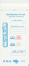 Крафт-пакеты для стерилизации с индикатором, 100х200 мм, белые - ProSteril — фото N1