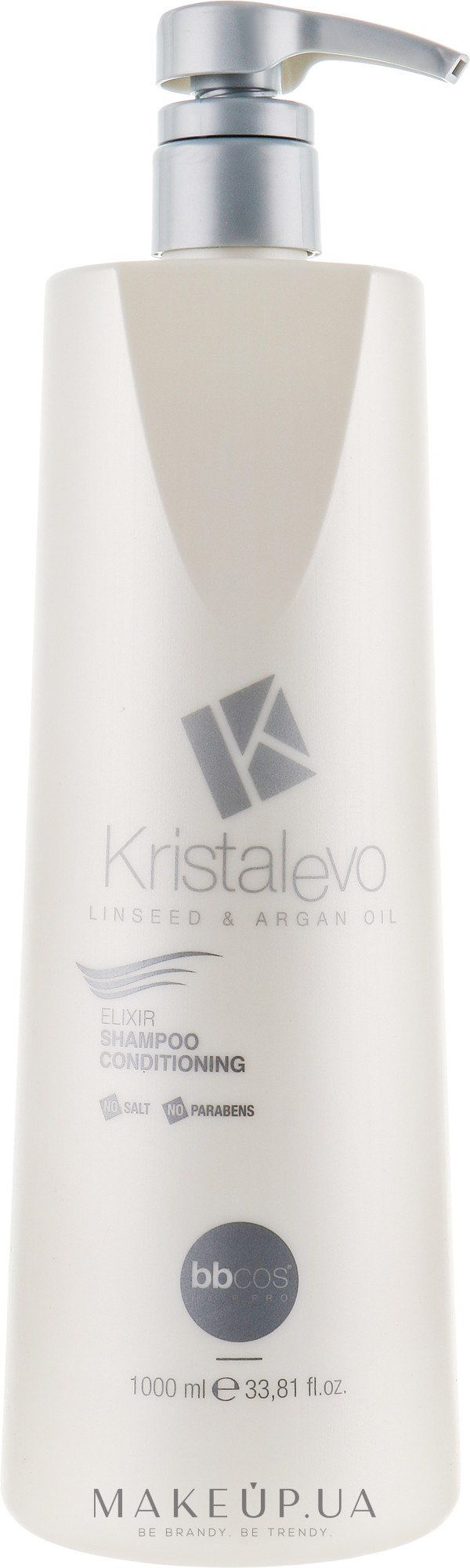 Шампунь-еліксир для волосся  - Bbcos Kristal Evo Elixir Shampoo Conditioning — фото 1000ml