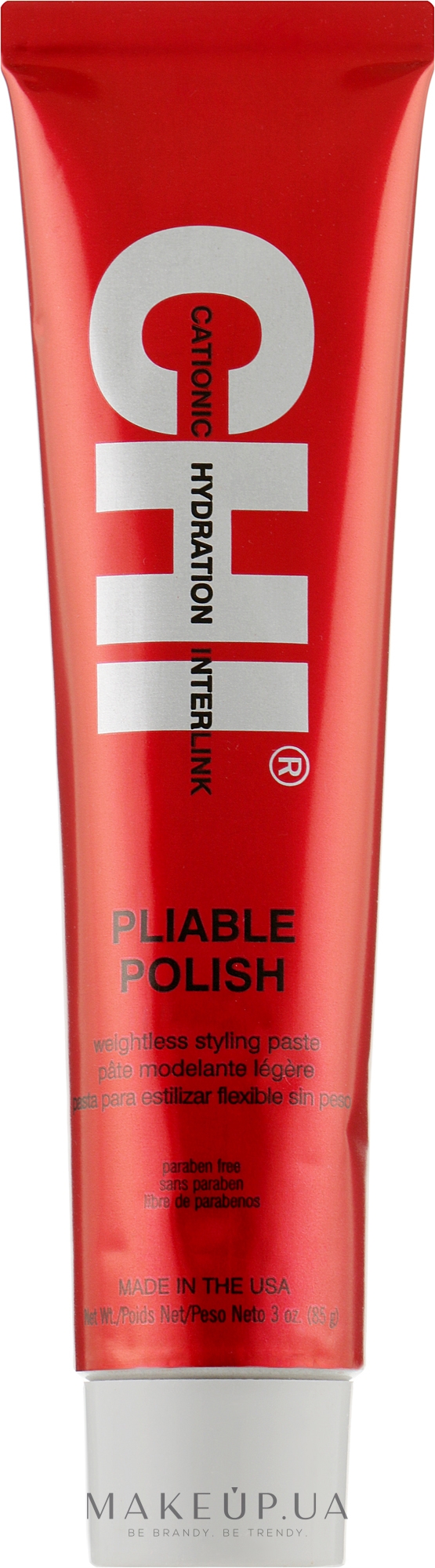 Легка паста для укладання волосся - CHI Pliable Polish — фото 85g