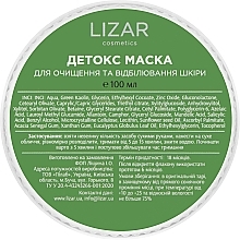 Детокс маска - Lizar — фото N3