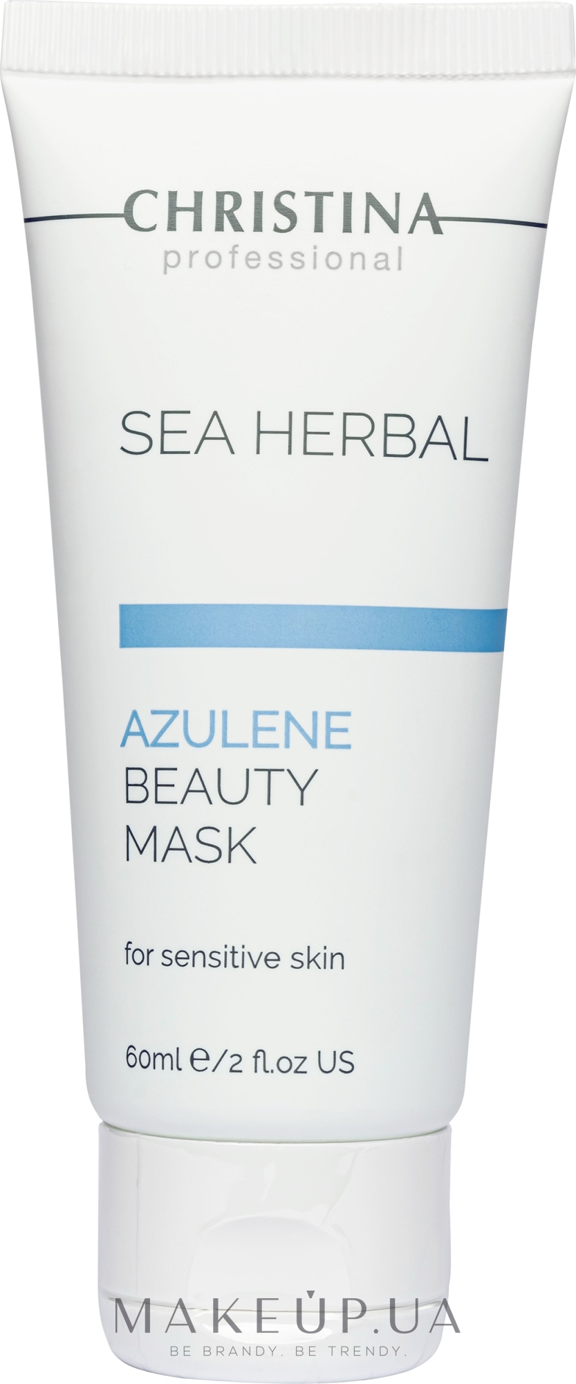 Азуленовая маска красоты для чувствительной кожи - Christina Sea Herbal Beauty Mask Azulene — фото 60ml
