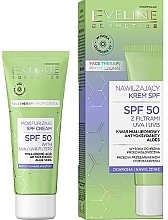 Увлажняющий солнцезащитный крем для лица - Eveline Face Therapy Proffesional Moisturizing SPF 50 Cream — фото N1