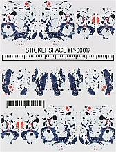 Дизайнерские наклейки для педикюра "Wraps P-00017" - StickersSpace — фото N1