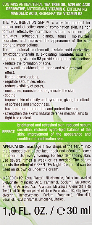 Сироватка - Bielenda Green Tea Face Serum Combination Skin — фото N6