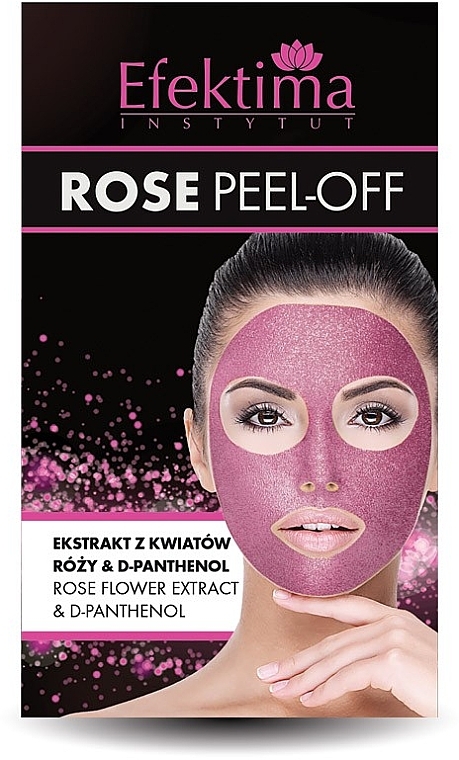 Маска-пилинг для лица - Efektima Instytut Rose Peel-Off Face Mask — фото N1