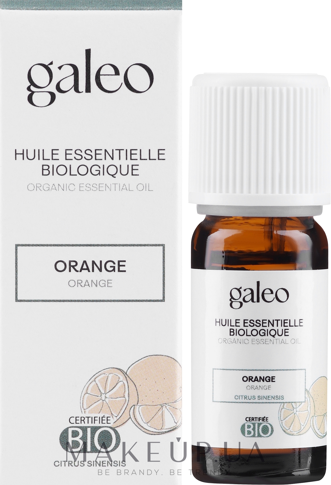 Органічна ефірна олія апельсина - Galeo Organic Essential Oil Orange — фото 10ml
