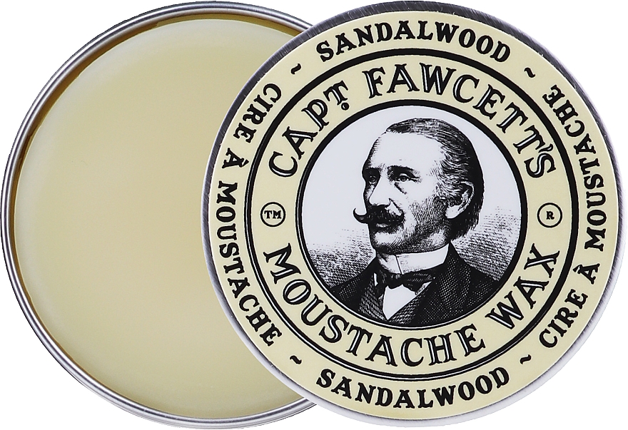 Віск для вусів - Captain Fawcett Sandalwood Moustache Wax — фото N1