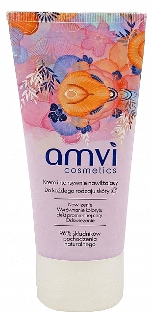 Інтенсивно зволожувальний денний крем для обличчя - Amvi Cosmetics Face Cream — фото N1