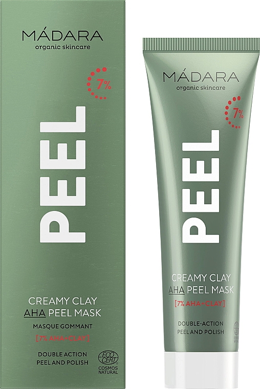 Глиняная маска-пилинг с АНА-кислотами - Madara Cosmetics Peel Creamy Clay AHA Peel Mask — фото N1