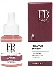 Парфумерія, косметика Сироватка для обличчя з ресвератролом - Faebey Forever Young Concentrate ABS Cranberry Resveratrol