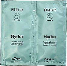 Парфумерія, косметика Набір пробників для волосся - Kaaral Purify Hydra (shm/15ml + cond/15ml)
