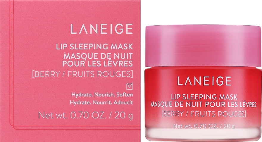 Нічна маска для губ "Лісові ягоди" - Laneige Lip Sleeping Mask Berry — фото N2