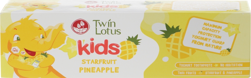 Дитяча зубна паста "Карамбола і ананас" - Twin Lotus — фото N1