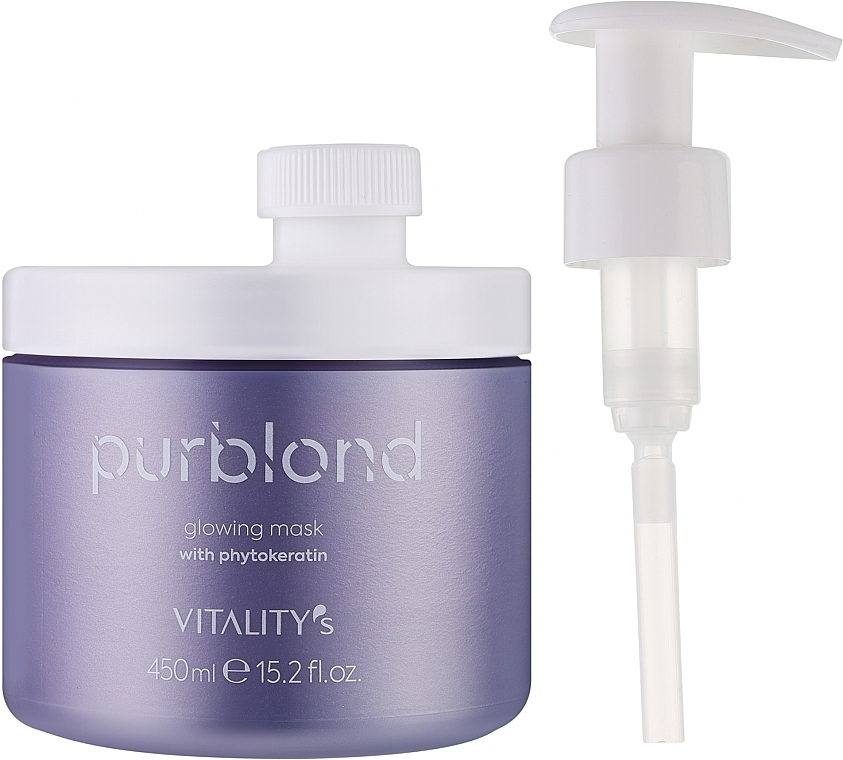 Маска для светлых волос - Vitality's Purblond Glowing Mask — фото N2