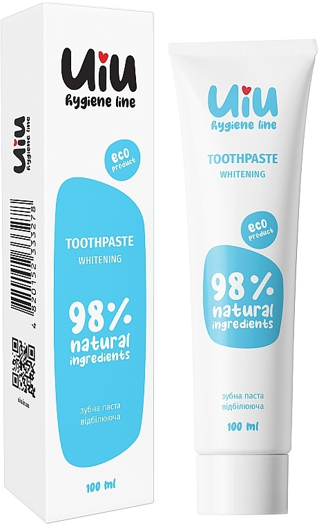 Зубна паста гігієнічна "Відбілююча" - Uiu Whitening Tothpaste
