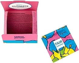 Презерватив тонкий, из натурального латекса, 1 шт. - Fair Squared Ultimate Thin Vegan Condoms — фото N2