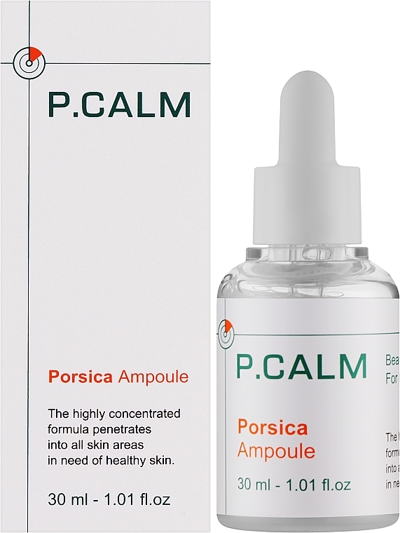 Ампула для увлажнения и ухода за порами - P.CALM Porsica Ampoule — фото N2