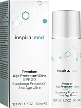 Крем для обличчя, противіковий ультралегкий SPF 30 - Inspira:cosmetics Premium Age Protector Ultra SPF 30 — фото N2