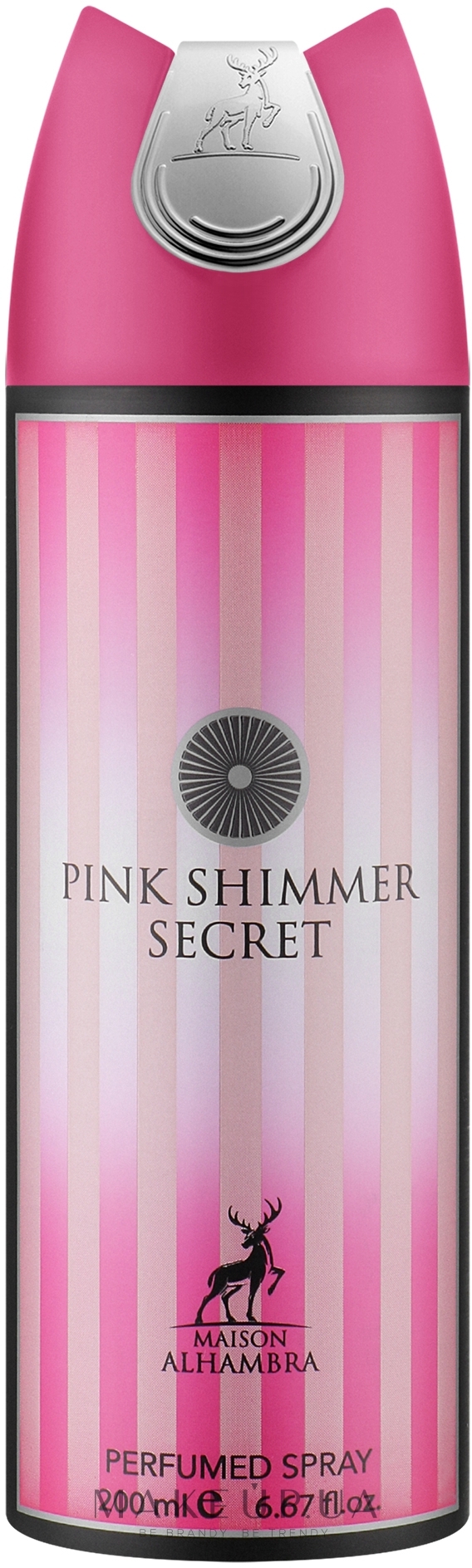 Alhambra Pink Shimmer Secret - Дезодорант спрей — фото 200ml