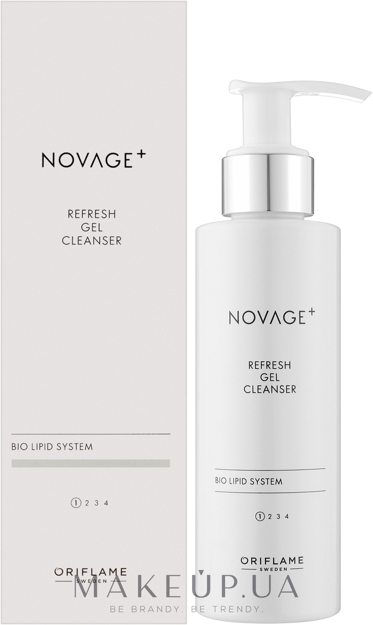 Очищувальний гель для обличчя - Oriflame Novage+ Refresh Gel Cleanser — фото 150ml