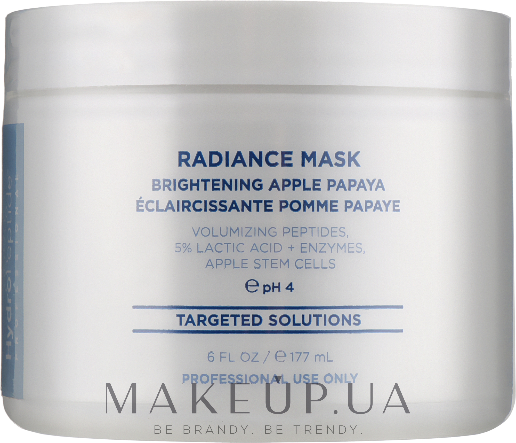 Освітлювальна маска для сяйва шкіри - HydroPeptide Radiance Mask — фото 177ml
