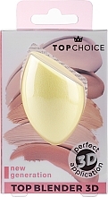 Спонж для макияжа 36156, желтый - Top Choice — фото N2
