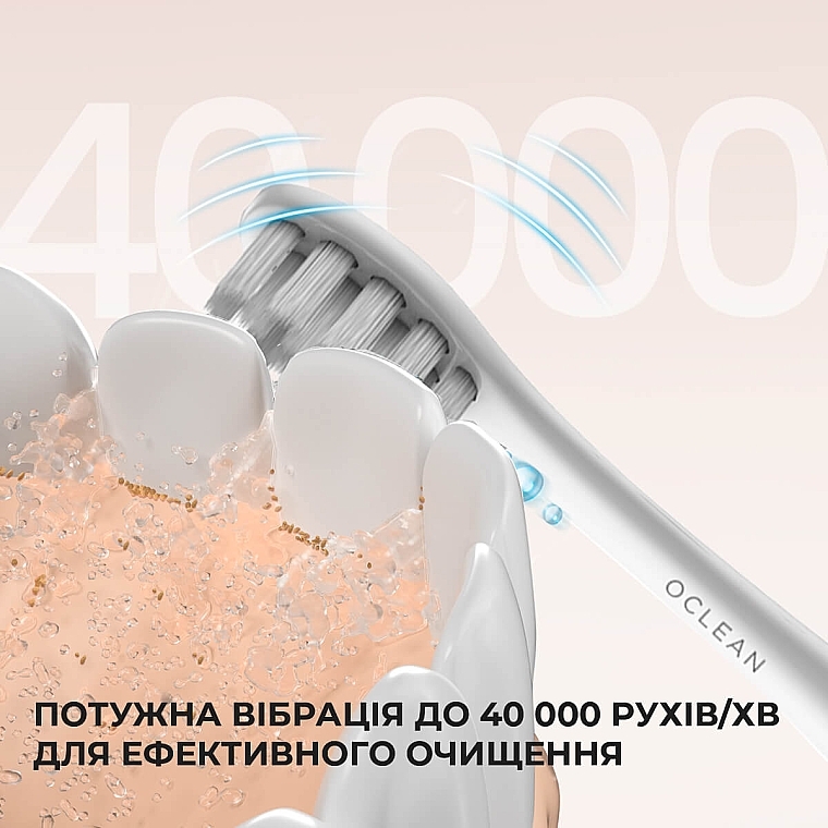 Електрична зубна щітка Oclean Air 2T White, футляр, настінне кріплення - Oclean Air 2T Electric Toothbrush White — фото N13