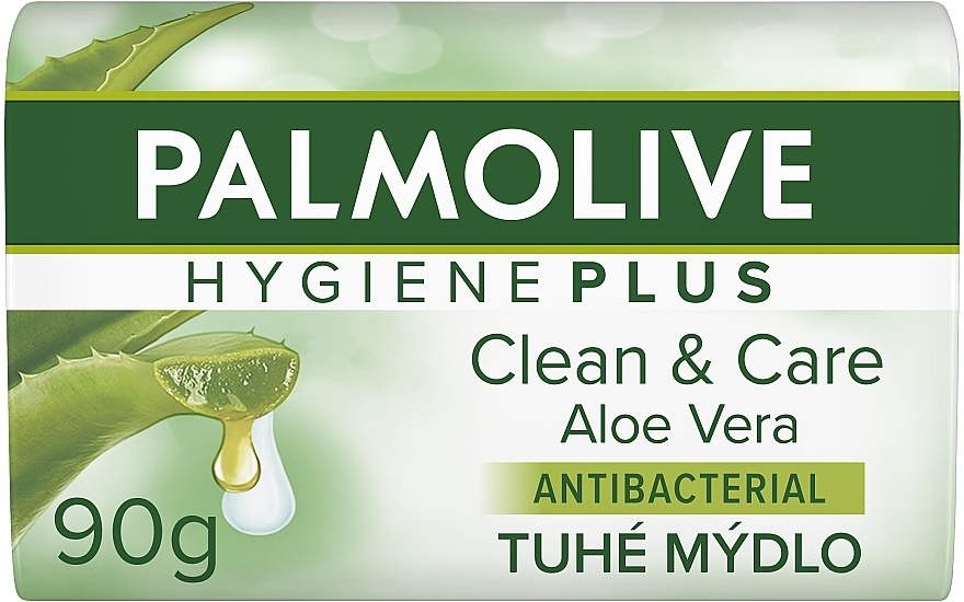 Твердое мыло "Гигиена Плюс Чистота и Уход" с алоэ - Palmolive Naturals — фото N1