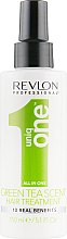 Спрей-маска для догляду за волоссям, з ароматом зеленого чаю - Revlon Professional Uniq One Green Tea Scent Treatment — фото N2