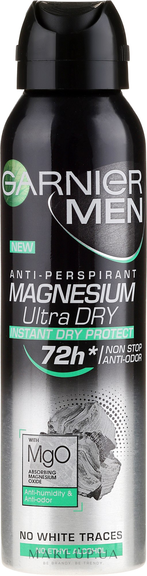 Дезодорант-антиперспірант - Garnier Mineral Men Mineral Magnesium Ultra-Dry Anti-Perspirant Spray — фото 150ml